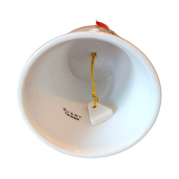 Precious Memories Porcelain Christmas Bell "Oh Santa Just What I Wanted" JH1370 - Picture 5 of 6
